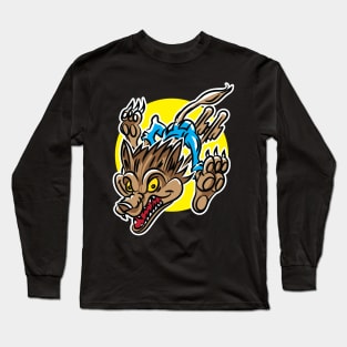 Werewolf on the run Long Sleeve T-Shirt